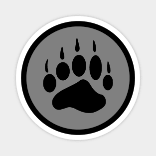 bear paw print Magnet