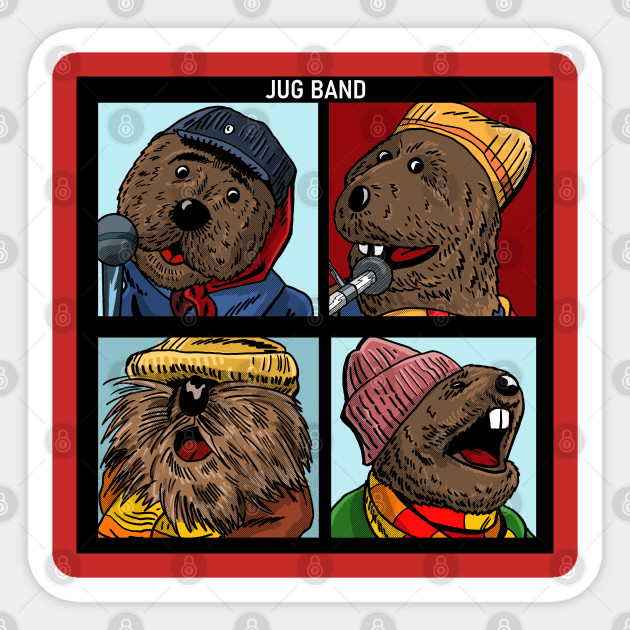 Let it Jug - Emmet Otter Jug Band Christmas - Sticker