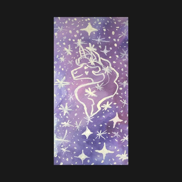 Galaxy Unicorn by SarahTheLuna