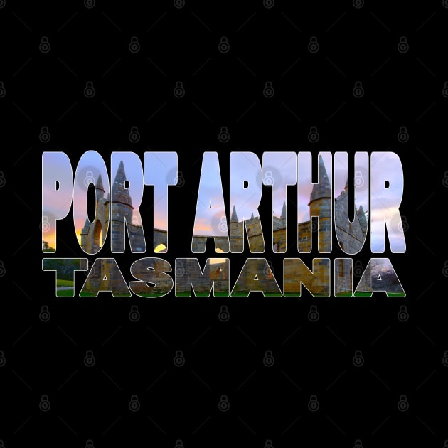 PORT ARTHUR - Tasmania Australia Convict Church by TouristMerch