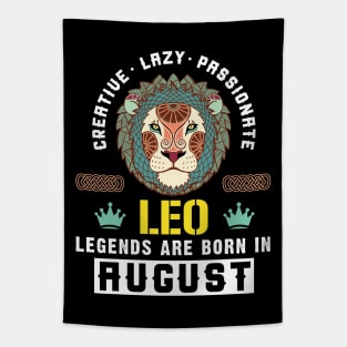 Zodiac Leo: Born In August Tapestry