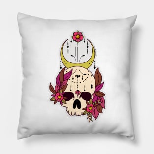 Esoteric Skull Pillow