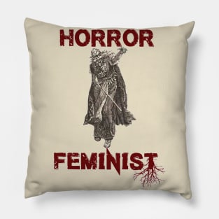 Horror Feminist Pillow