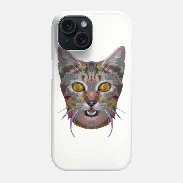 CAT Phone Case by MufaArtsDesigns