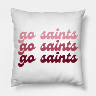 Go Saints Gradient - Aquinas College Pillow