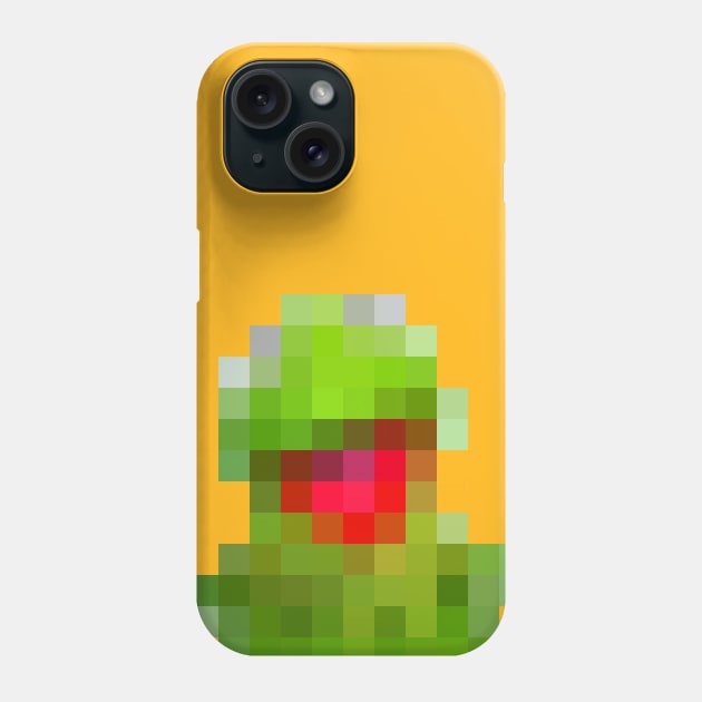 8bit Kermit Fanart Design Phone Case by DankFutura