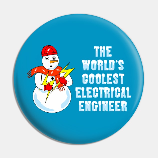 Coolest Electrical Engineer Pin by Barthol Graphics
