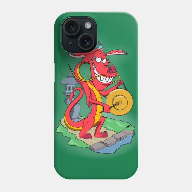 Mushu Phone Case by JakkalDesigns