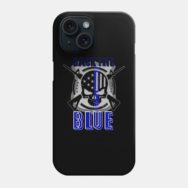 Back The Blue Phone Case by American Phoenix 