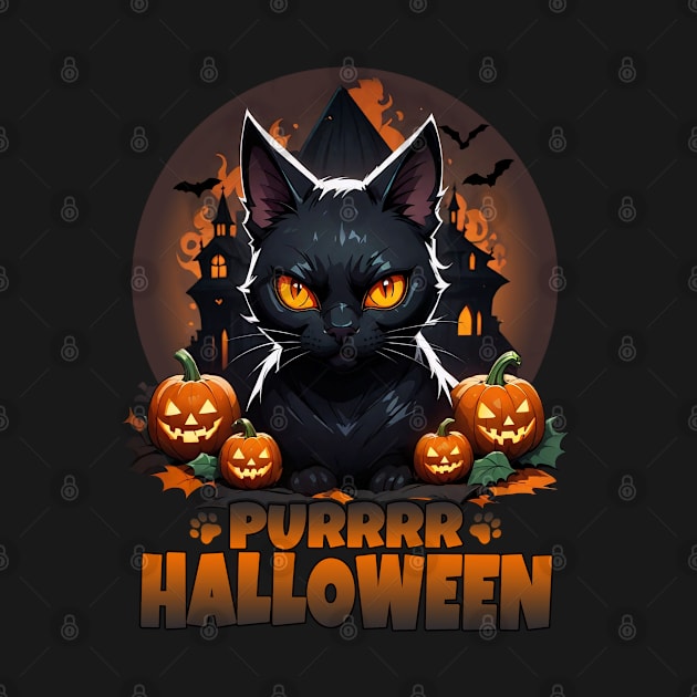 PURRR Halloween by Rusty Lynx Design