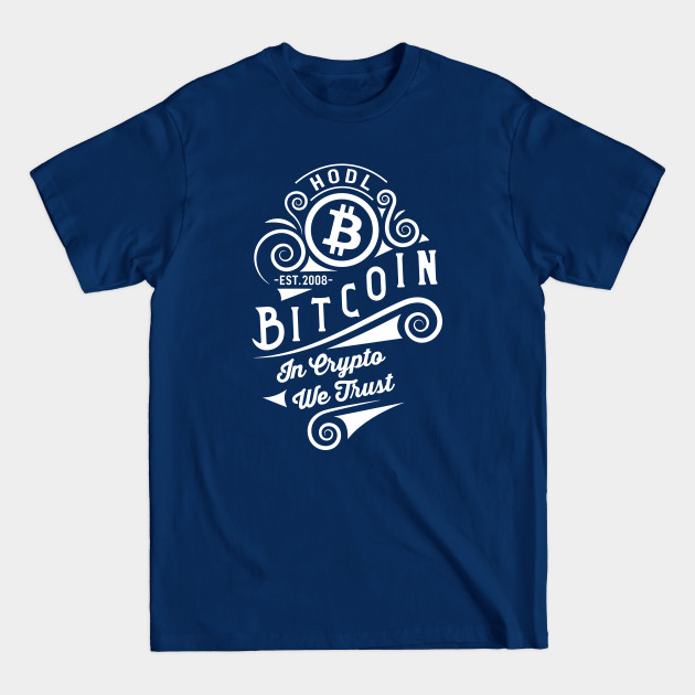 Discover Bitcoin - Vintage - IN CRYPTO WE TRUST - Bitcoin - T-Shirt