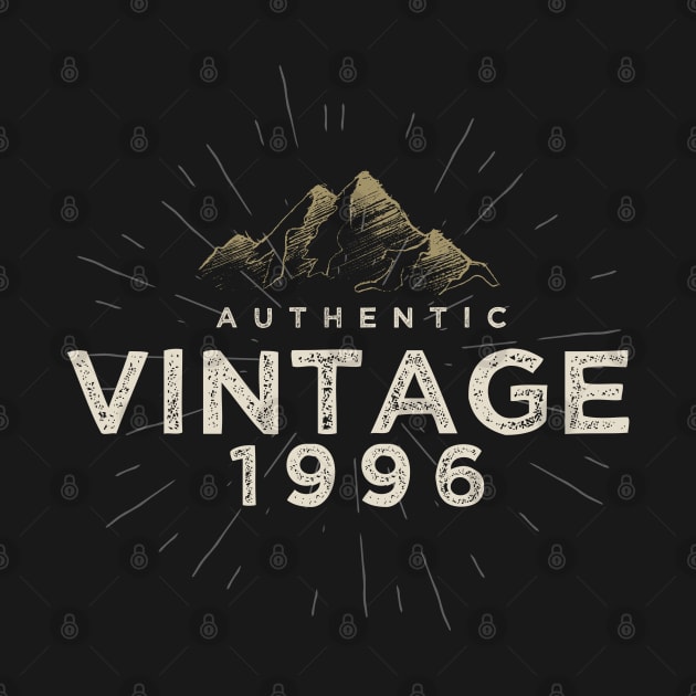 Authentic Vintage 1996 Birthday Design by DanielLiamGill