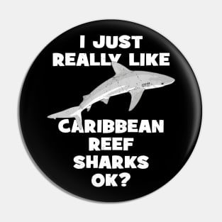 I just really like Caribbean reef sharks ok? Pin