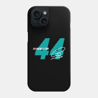 Lewis Hamilton 44 Signature Number Phone Case