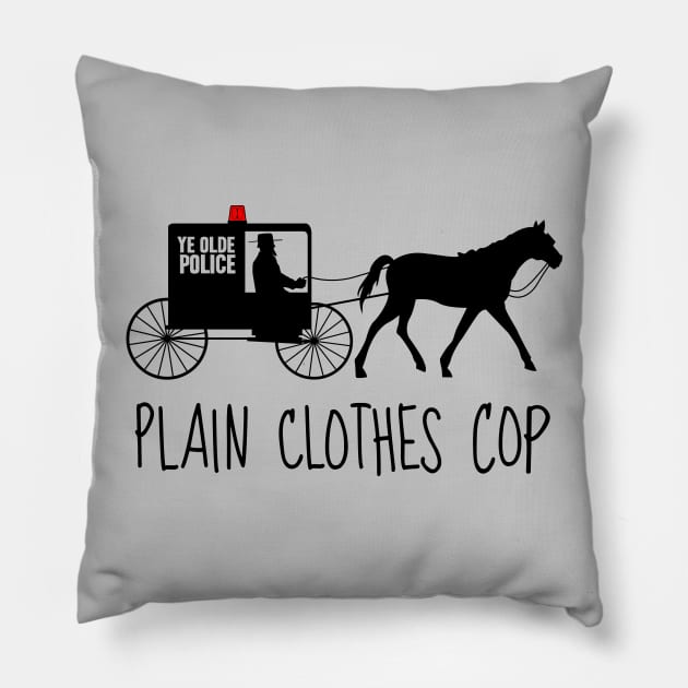 Plain Clothes Cop Pillow by tomburns