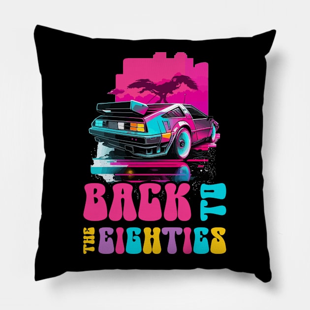 80s Pillow by MBNEWS