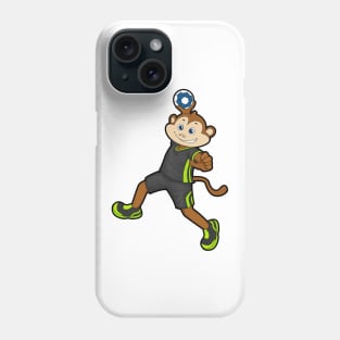 Monkey at Handball player with Handball Phone Case