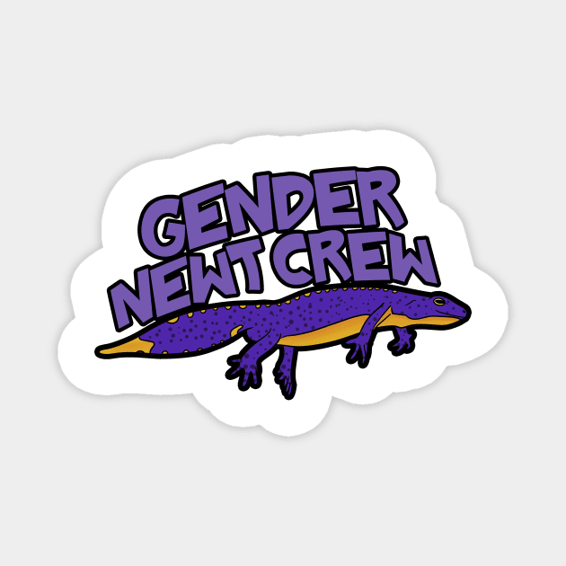 Gender Newt Crew Magnet by FrauPow