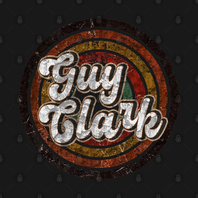 Guy Clark - vintage design on top by agusantypo