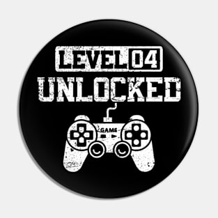 Level 4 Unlocked Celebrate 4th Wedding Pin