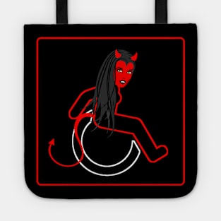 WHEELCHARIOT 15 (Devil Woman) Tote