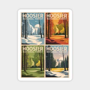 Four Seasons Hoosier National Forest Magnet