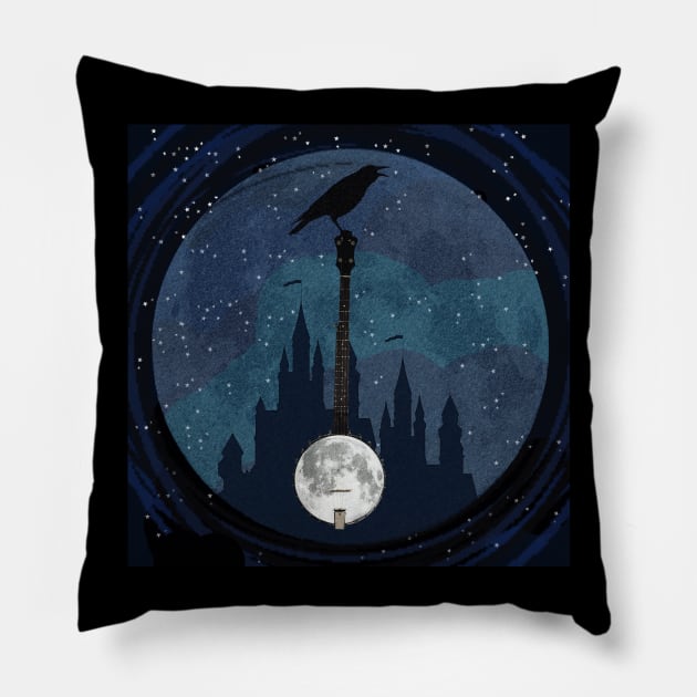 Mountains of the Moon Pillow by Boogiebus