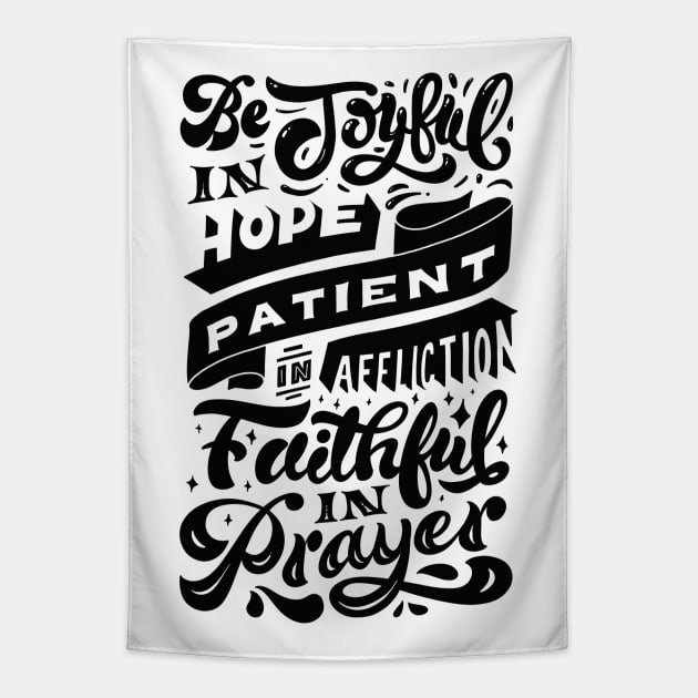 Be Joyful in Hope Tapestry by stefankunz