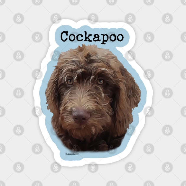 Cockapoo Dog Magnet by WoofnDoodle 