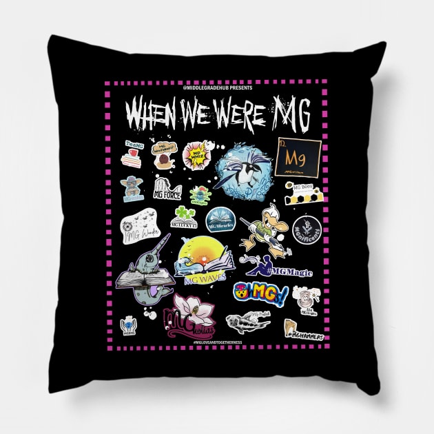 Middle Grade Hub "When We Were MG" Pillow by oakenspirit