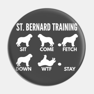 St. Bernard Training - Saint Bernard Tricks Pin