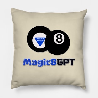 Magic 8 GPT - retro Pillow