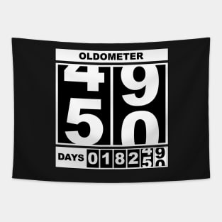 50th Birthday Oldometer Tapestry