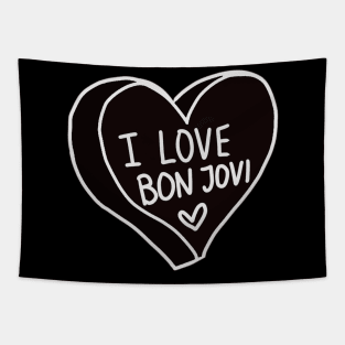 I Love Bon Jovi Tapestry