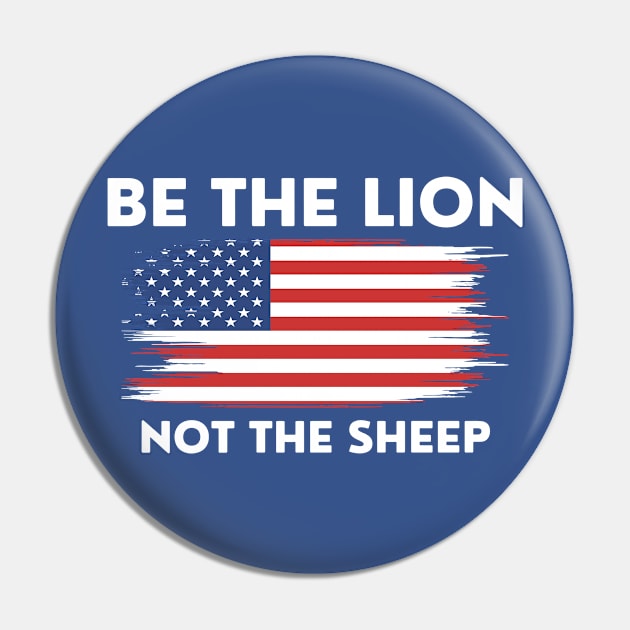 Be The Lion Not The Sheep 2 Pin by thuhao5shop