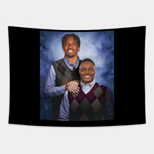 Jayden Daniels And Terry McLaurin Step Brothers, Washington Football Tapestry