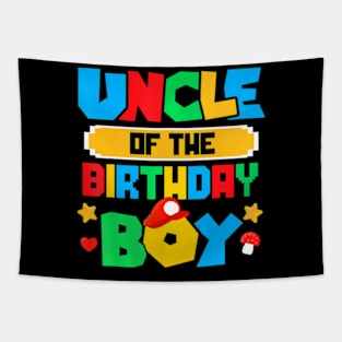 Uncle Of The Birthday Boy Game Gaming Family Matching Tapestry