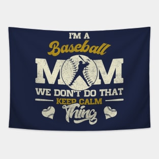 Baseball Mom Tapestry