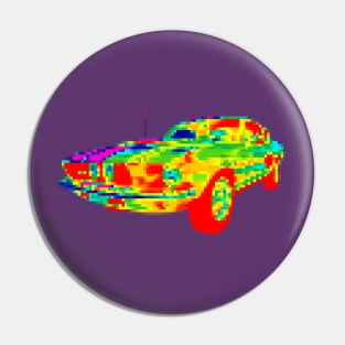 Mustang Pixelized Thermo Look Pin