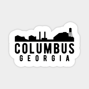 Columbus Georgia Skyline Logo Magnet