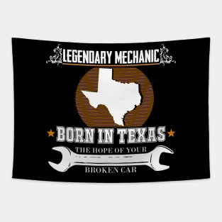 LEGENDARY MECHANIC Texas Tapestry