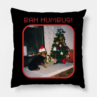 "Bah Humbug" Dog Pillow