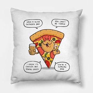 Father's Day Pizza Puns Pillow