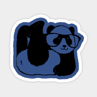 panda wearing glasses 1 Magnet