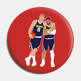 Jamal murray and Nikola Jokic : Denver nuggets gang Pin