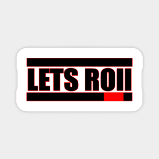 LETS ROLL - Brazilian Jiujitsu Magnet