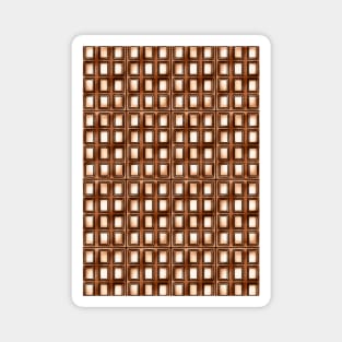 Chocolate Bar Pattern Magnet