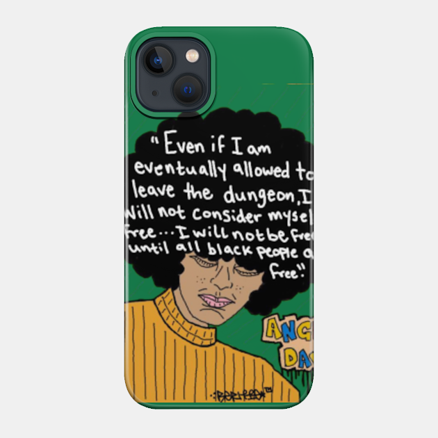 Angela - Black History Month - Phone Case