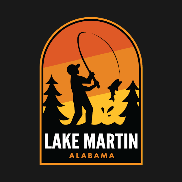 Lake Martin Alabama Fishing by HalpinDesign