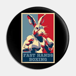 Fast Hands Boxing Rabbit HOPE Pin